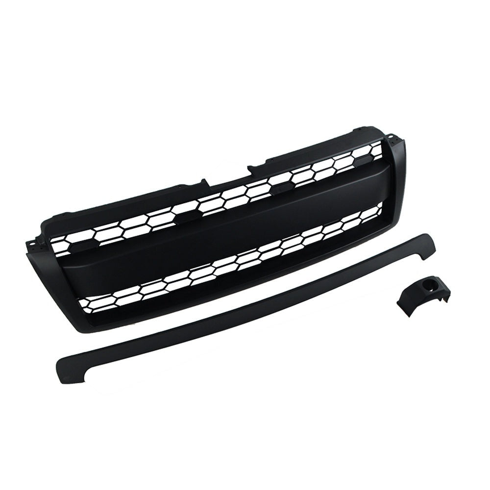 Front Grille For 2010-2013 Toyota Land Crusier Prado Bumper Grills Grill Cover W/0 Light Black
