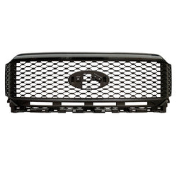 Front Grille for 2021-2022 Ford F150 4x4 Pickup Raptor Front Bumper Grill W/LED Lights Black