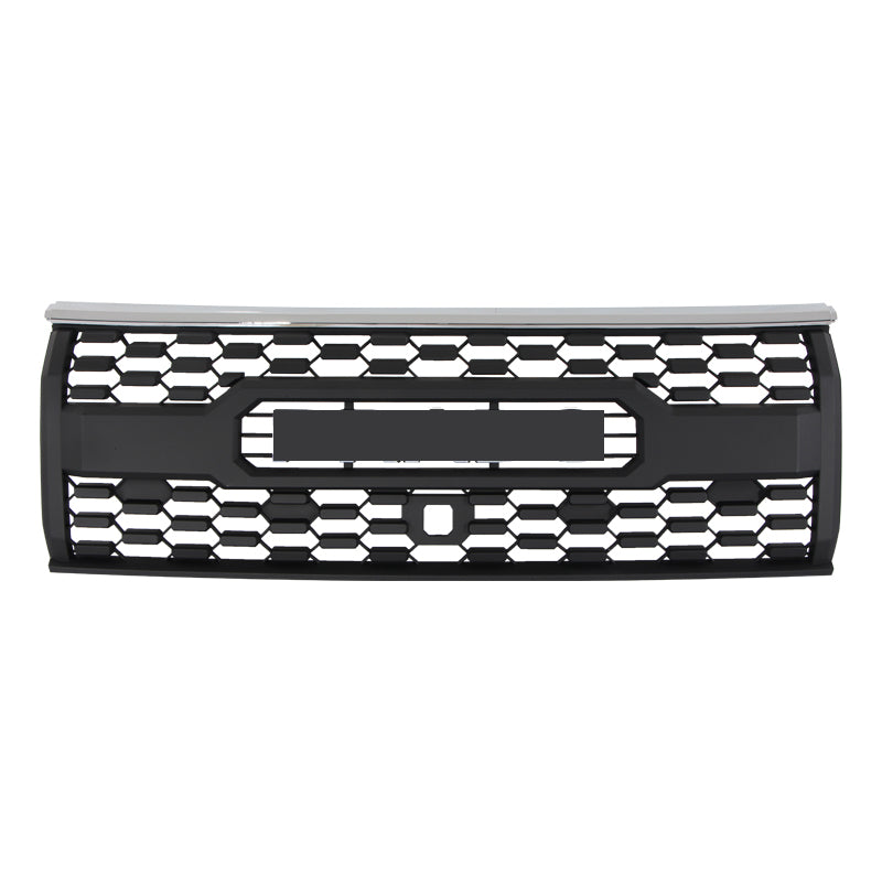Front Grille For 2018-2020 Toyota Prado Bumper Grills Grill Cover W/0 Light Black