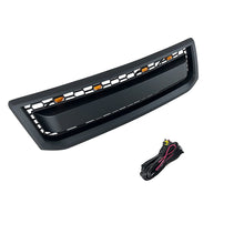 Load image into Gallery viewer, Front Grille With Grille For 2002-2009 Toyota Land Crusier LC120 Bumper Grills Grill Cover W /4 LED Lights Black