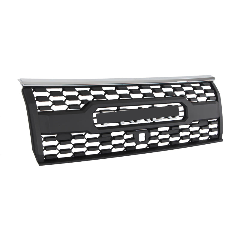 Front Grille For 2018-2020 Toyota Prado Bumper Grills Grill Cover W/0 Light Black