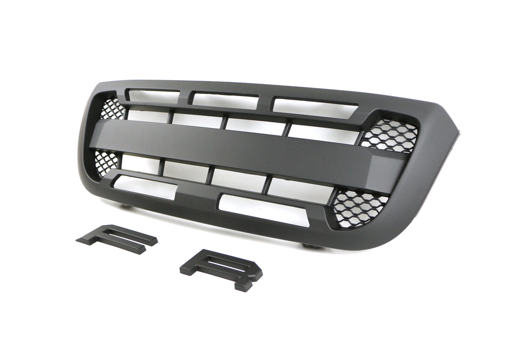 Front Grille For 2004 2005 2006 2007 2008 2009 2010 2011 Ford Ranger Bumper Grills Grill Cover W/0 Light Black