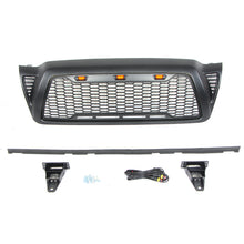 Load image into Gallery viewer, Front Grille For 2005-2011 Toyota Tacoma Bumper Grills Grill Cover W/3 Light and Side Light Black