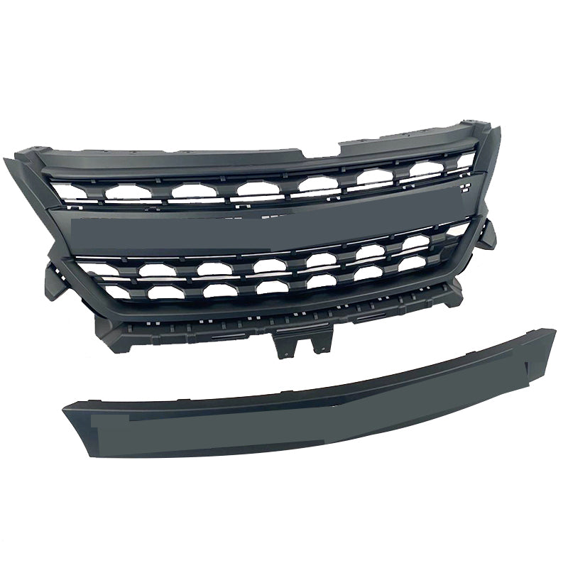 Front Grille For 2016-2018 Chevrolet Colorado S10 Bumper Grills Grill Cover W/0 Light Black