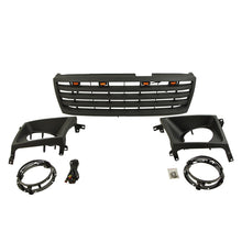 Load image into Gallery viewer, Front Grille Light For 1998-2006 Toyota Land Crusier LC100 Bumper Grills Grill Cover W/4 LED Lights Black