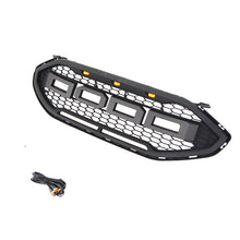 Load image into Gallery viewer, Front Grille For 2019-2022 Ford Edge Bumper Grills Grill Cover W/3 LED Light Black