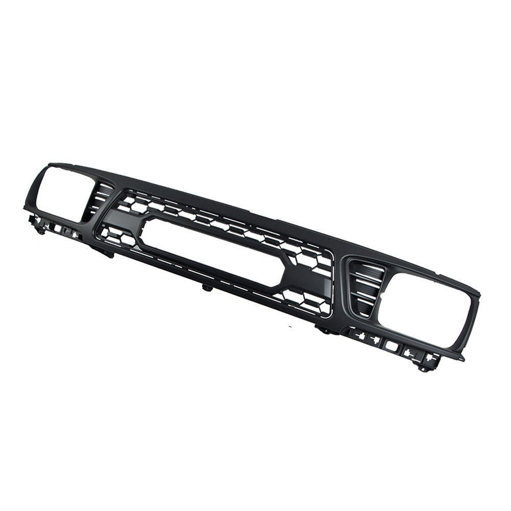 Front Grille For 1995-1997 Toyota Tacoma TRD Bumper Grills Grill Cover  W/0 Light Black
