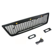 Load image into Gallery viewer, Front Grille For 2003 2004 2005 2006 2007 Ford E150 E250 E350 Bumper Grilles Grill W/3 Lights Black