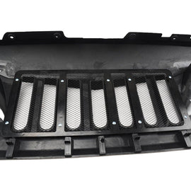 Front Grille for 2007-2018 Jeep Wrangler JK Bumper Grills Grill Cover Black