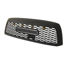 Load image into Gallery viewer, Front Grille For 2010 2011 2012 2013 2014 2015 2016 2017 2018 Toyota Sequoia TRD Bumper Grilles Replacement Grill With 4 Led Lights Black